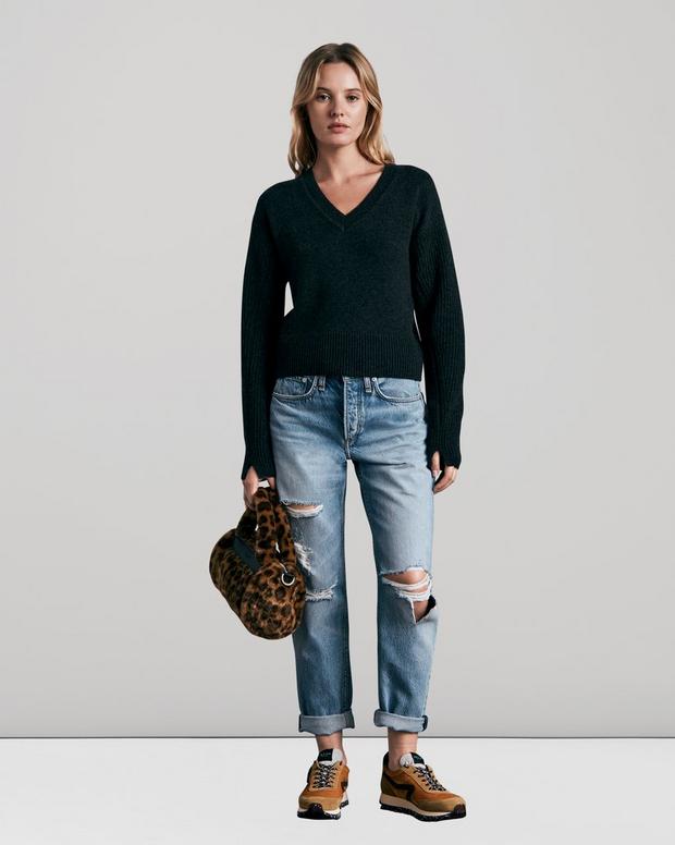 Buy the Rosa Mid-Rise Boyfriend - Vandam | rag & bone