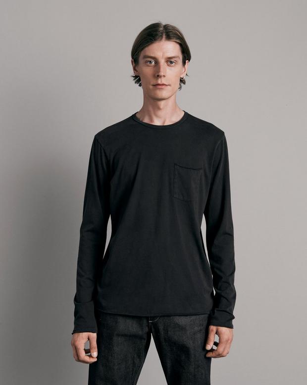 Buy the Miles Principal Jersey Long Sleeve | rag & bone