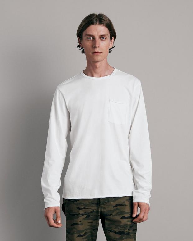 Buy the Miles Principal Jersey Long Sleeve | rag & bone