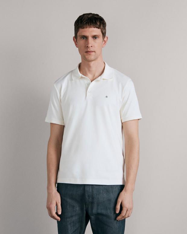 Buy the Interlock Cotton Polo | rag & bone