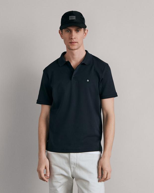 Buy the Interlock Cotton Polo | rag & bone