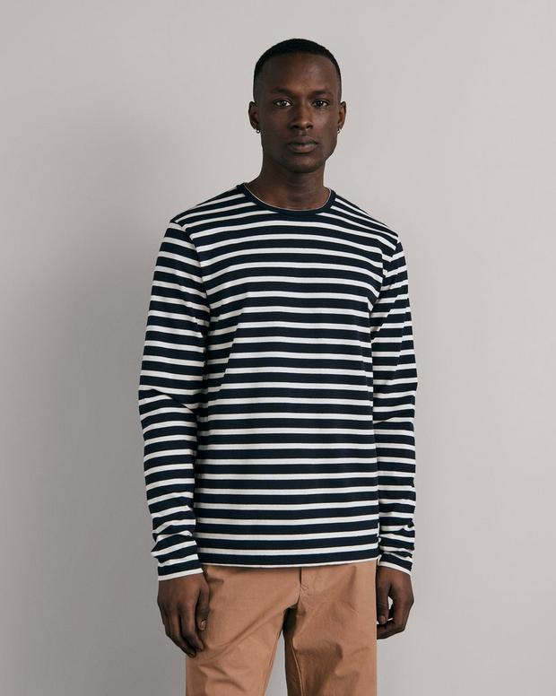 Buy the Breton Stripe Long Sleeve Tee | rag & bone