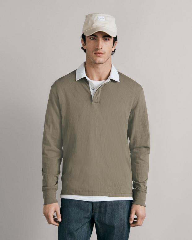 Buy the Garment Dye Cotton Rugby | rag & bone