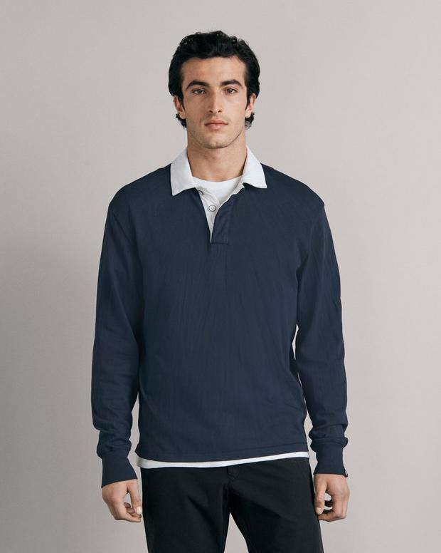 Buy the Garment Dye Cotton Rugby | rag & bone