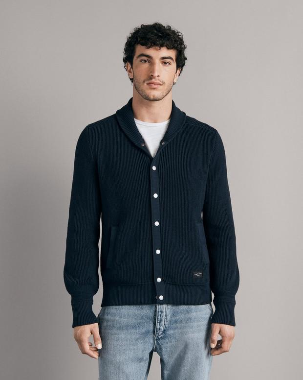 Buy the Dexter Cotton Shawl Cardigan | rag & bone