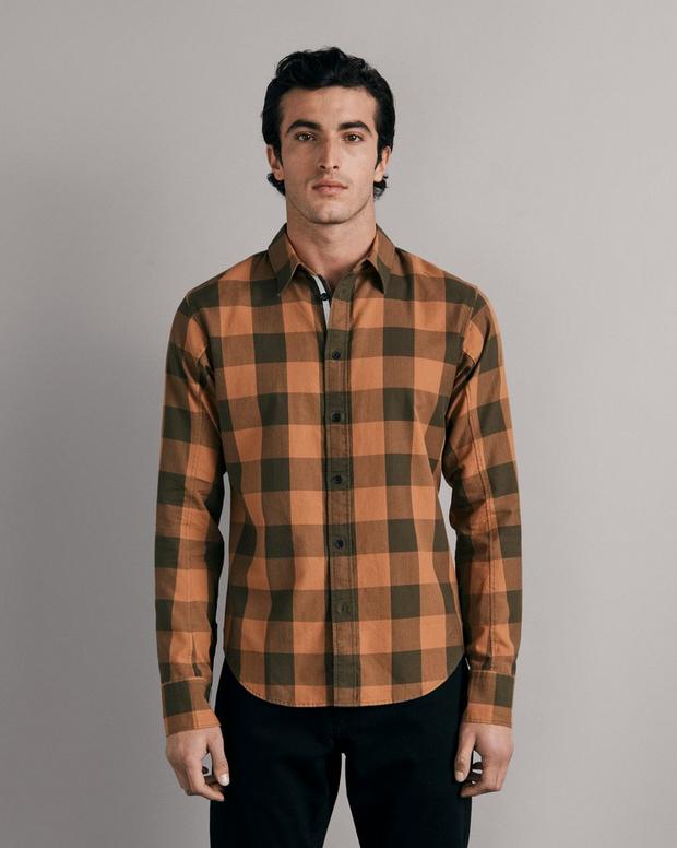 Buy the Engineered Check Cotton Shirt | rag & bone