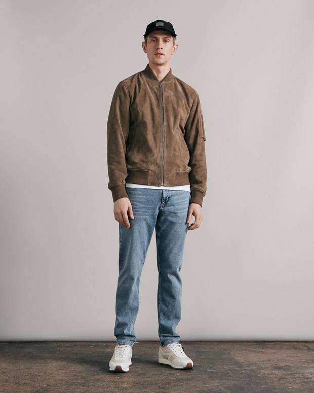 Buy the Manston Suede Bomber | rag & bone