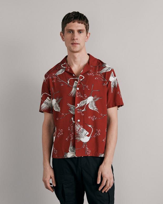 Buy the Printed Avery Viscose Shirt | rag & bone