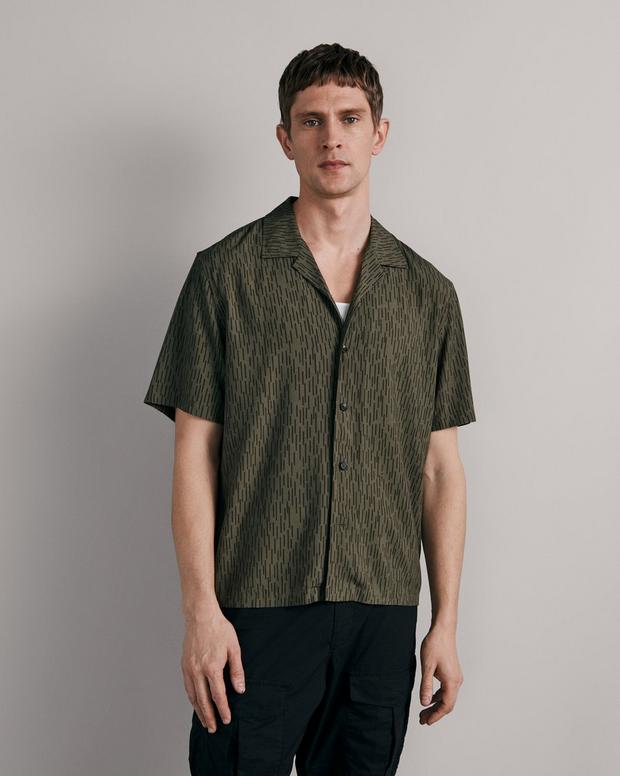 Buy the Avery Camo Viscose Shirt | rag & bone