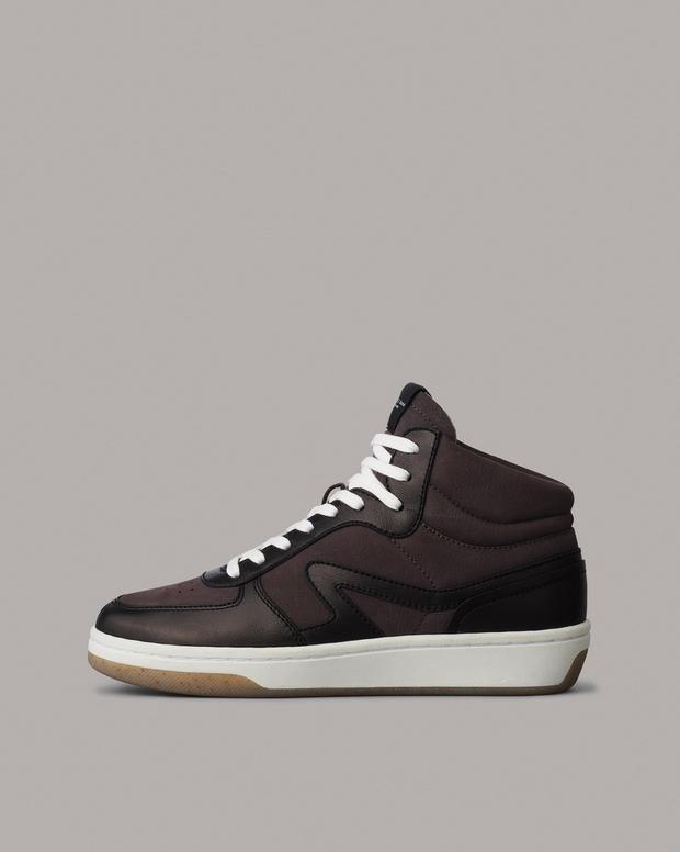 Buy the Retro Court Mid Sneaker - Leather | rag & bone