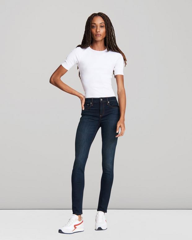 Cate Women's Mid-Rise Skinny Jean | Bedford Blue | rag & bone