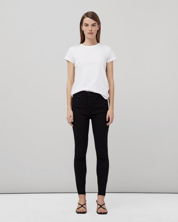 Nina: Black Skinny Fit Jeans for Women, High Rise | rag & bone