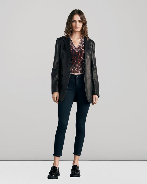 Buy the Cate Mid-Rise Skinny - Oxford | rag & bone