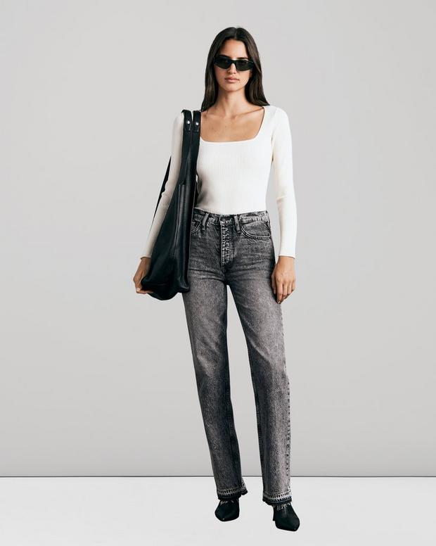 Buy the Alex High-Rise Straight - Harley | rag & bone