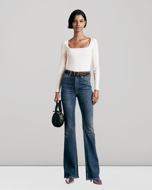 Buy the Casey High-Rise Flare - Corso | rag & bone