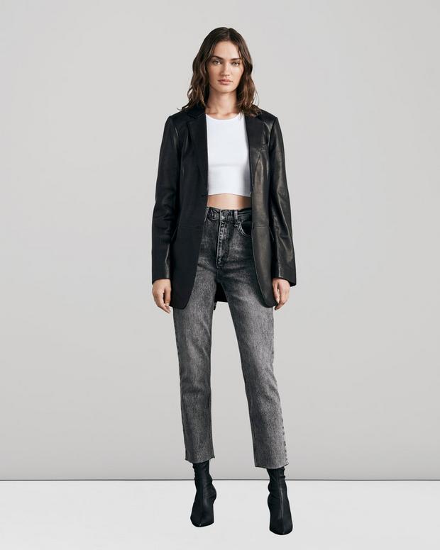 Buy the Wren High-Rise Straight - Harley | rag & bone