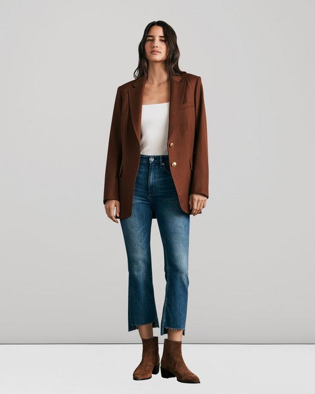 Buy the Casey High-Rise Ankle Flare - Jinx | rag & bone