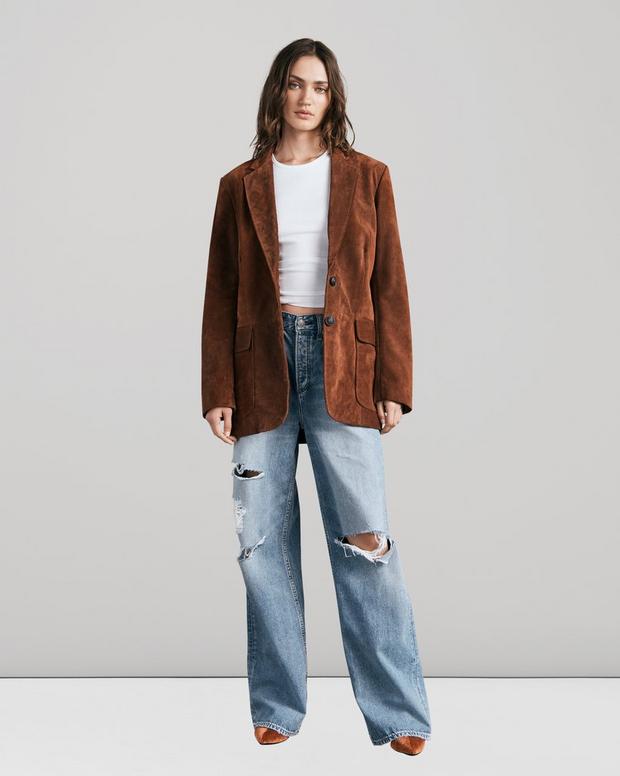 Buy the Logan Mid-Rise Wide Leg - Vandam | rag & bone