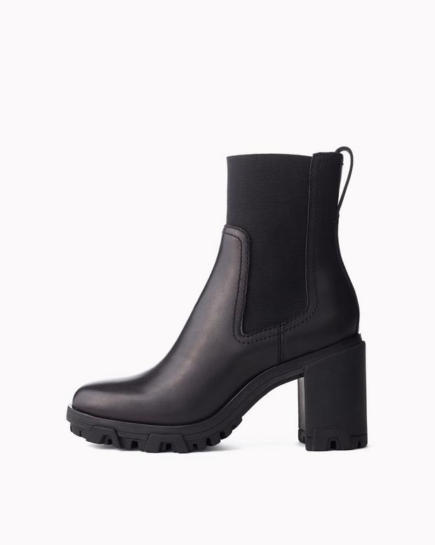 Shiloh High Heeled Boot in Black | rag & bone