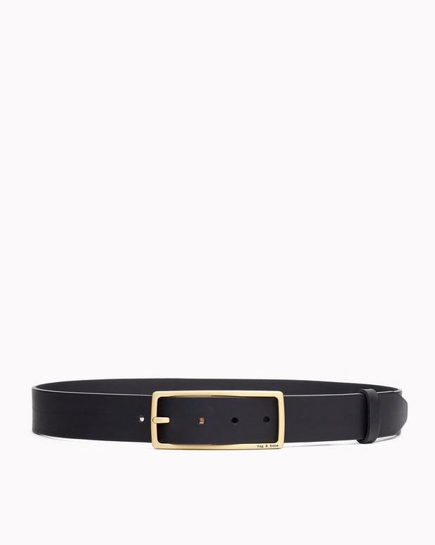 Leather Rebound Belt for Women in Black | rag & bone